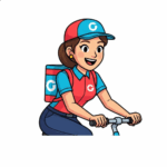 Delivery Woman NYC Icon
